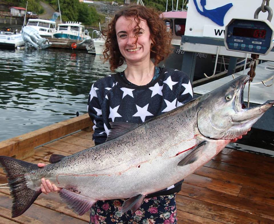 Large King Salmon in Ketchikan